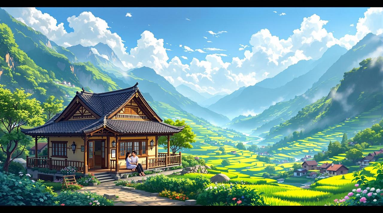 成人短剧资源客户案例 - 旅游宣传动画《山居岁月》—— 乡村旅游振兴项目