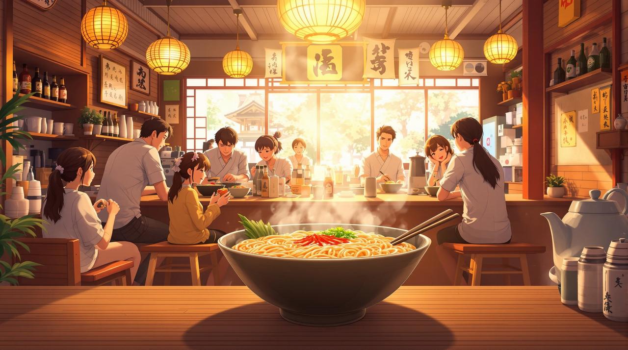 成人短剧资源客户案例 - 品牌治愈动画《一碗热汤》—— 日式拉面连锁品牌形象升级